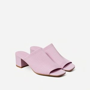 NIB Everlane Lilac Glove Mule in ReKnit Sz 6.5